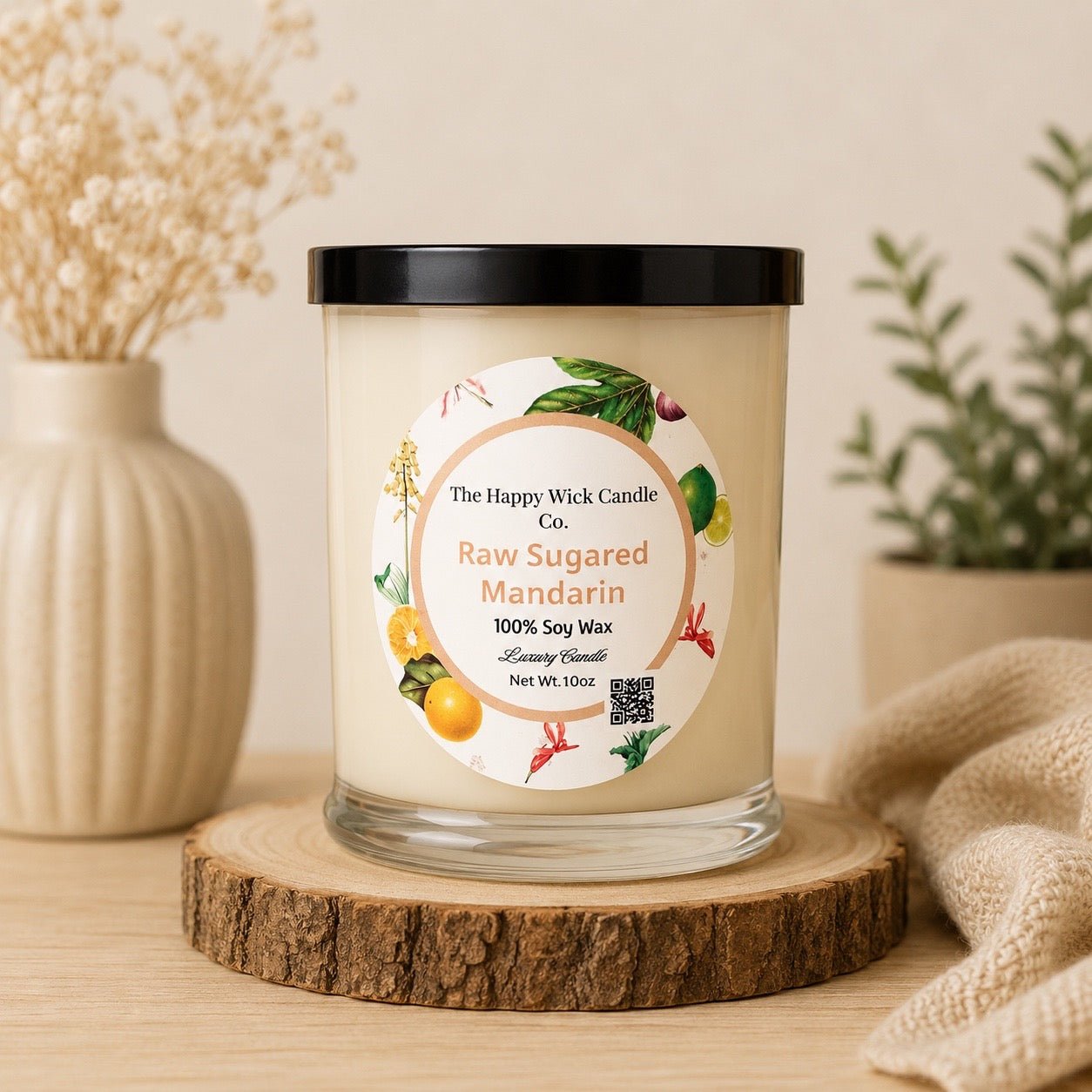 Raw Sugared Mandarin Candle