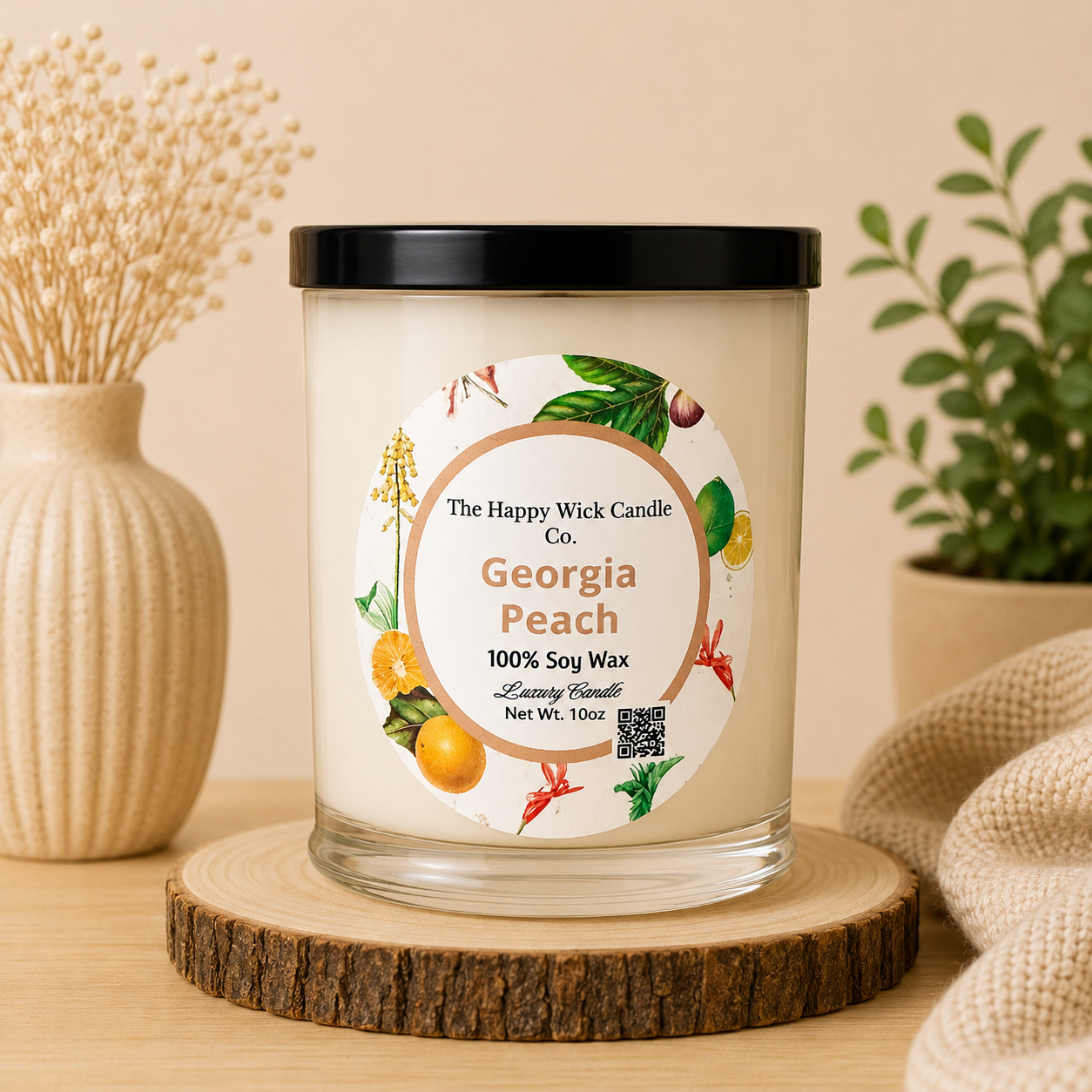 Georgia Peach Candle