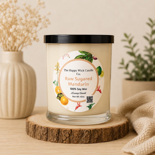 Raw Sugared Mandarin Candle